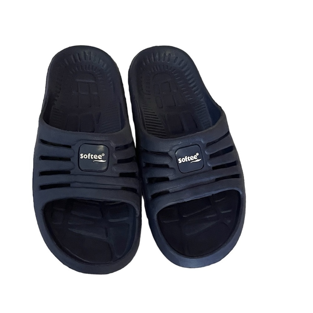 Softee Blue/White Sandals Sz 10 - 10 1/2 (44)